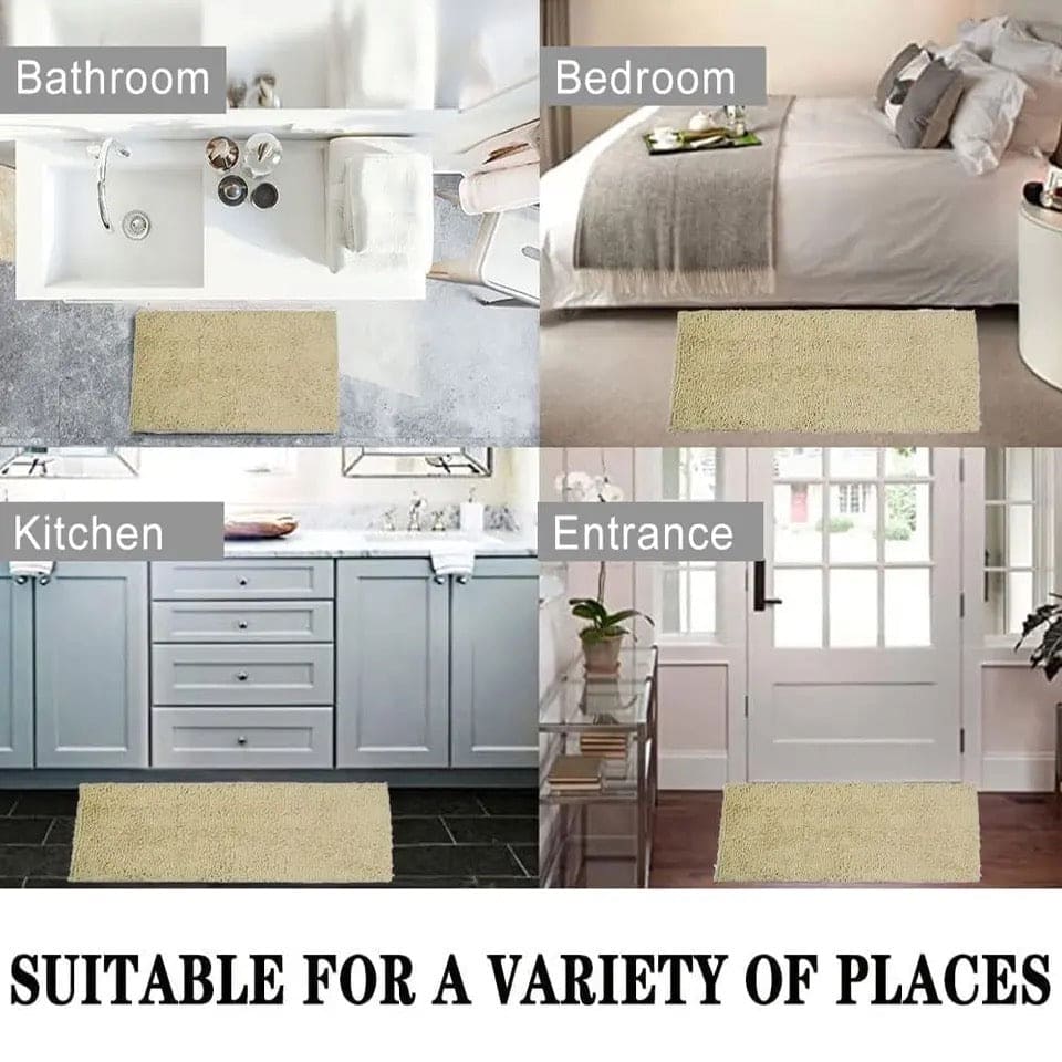 Soft Shaggy Door Mat, Non-Slip Bath Rug, Water Absorbent Floor Mat, Chenille Super Soft Carpet Bedroom Non-Slip Pad, Bathroom Kitchen Floor Mat, Door Entrance Soft Mat, Plush Microfiber Rugs, Washable Quick Dry Bath Rugs, Anti Skid Bathroom Shower Rug Soft Shaggy Door Mat, Non-Slip Bath Rug, Water Absorbent Floor Mat, Chenille Super Soft Carpet Bedroom Non-Slip Pad, Bathroom Kitchen Floor Mat, Door Entrance Soft Mat, Plush Microfiber Rugs, Washable Quick Dry Bath Rugs, Anti Skid Bathroom Shower Rug